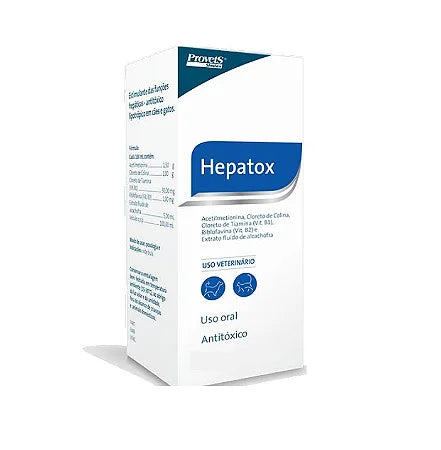 Antitóxico Hepatox Provets Simões para Cães e Gatos 90 mL