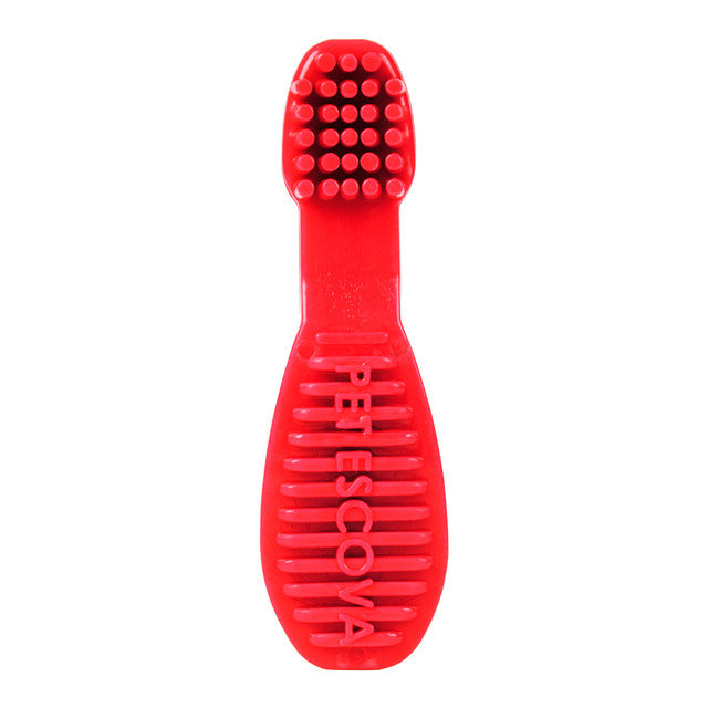 Brinquedo Escova de Nylon Vermelha Pet Games