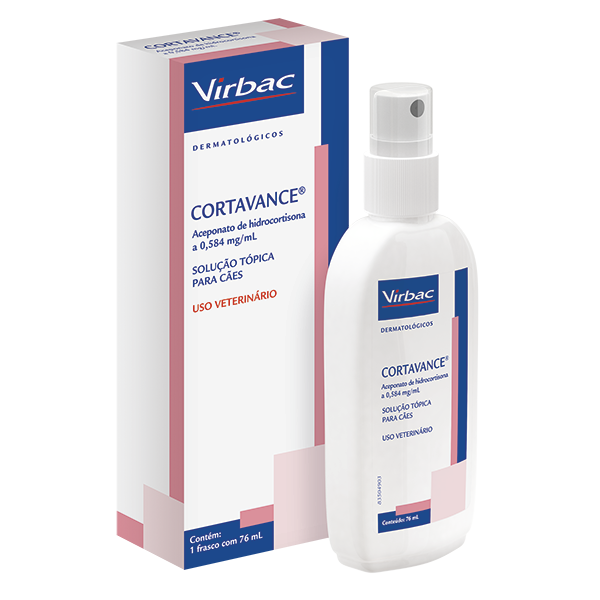 Anti-Inflamatório Virbac Cortavance Spray para Cães 76 mL