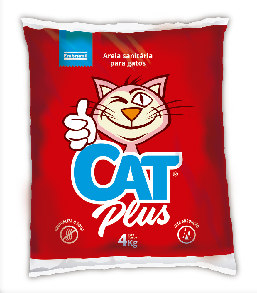 Areia Higiênica Cat Plus para Gatos