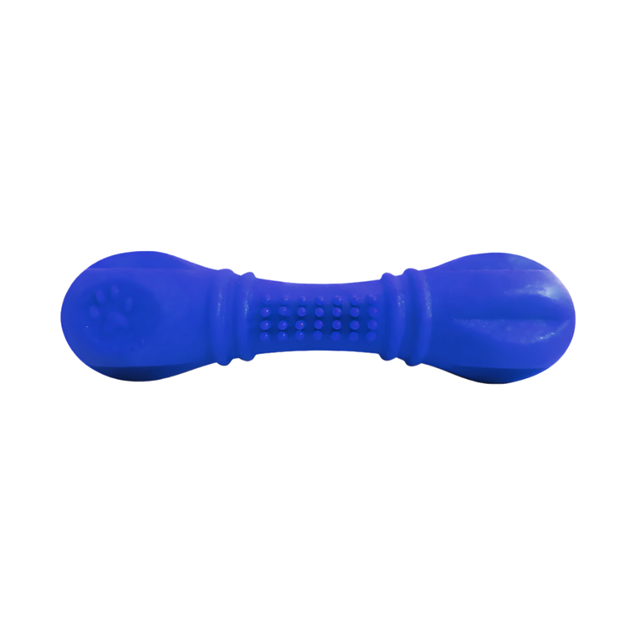 Brinquedo para Cães Furacão Pet Osso Especial Borracha Azul