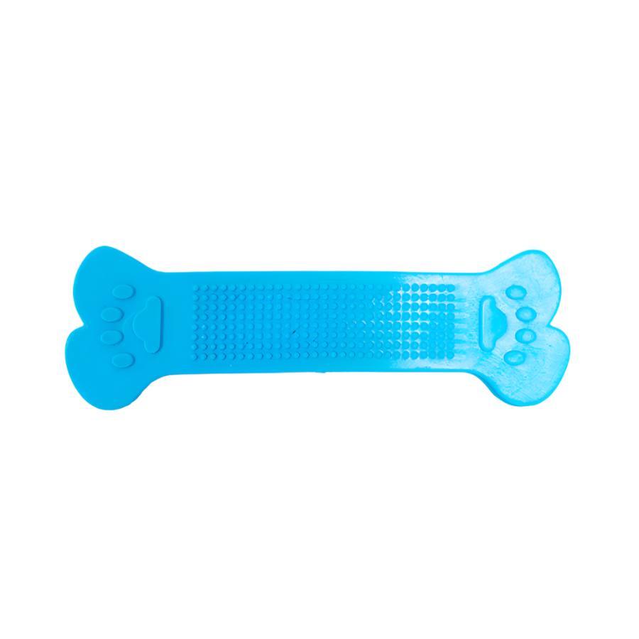 Brinquedo para Cães Furacão Pet Osso Topbone Borracha Azul