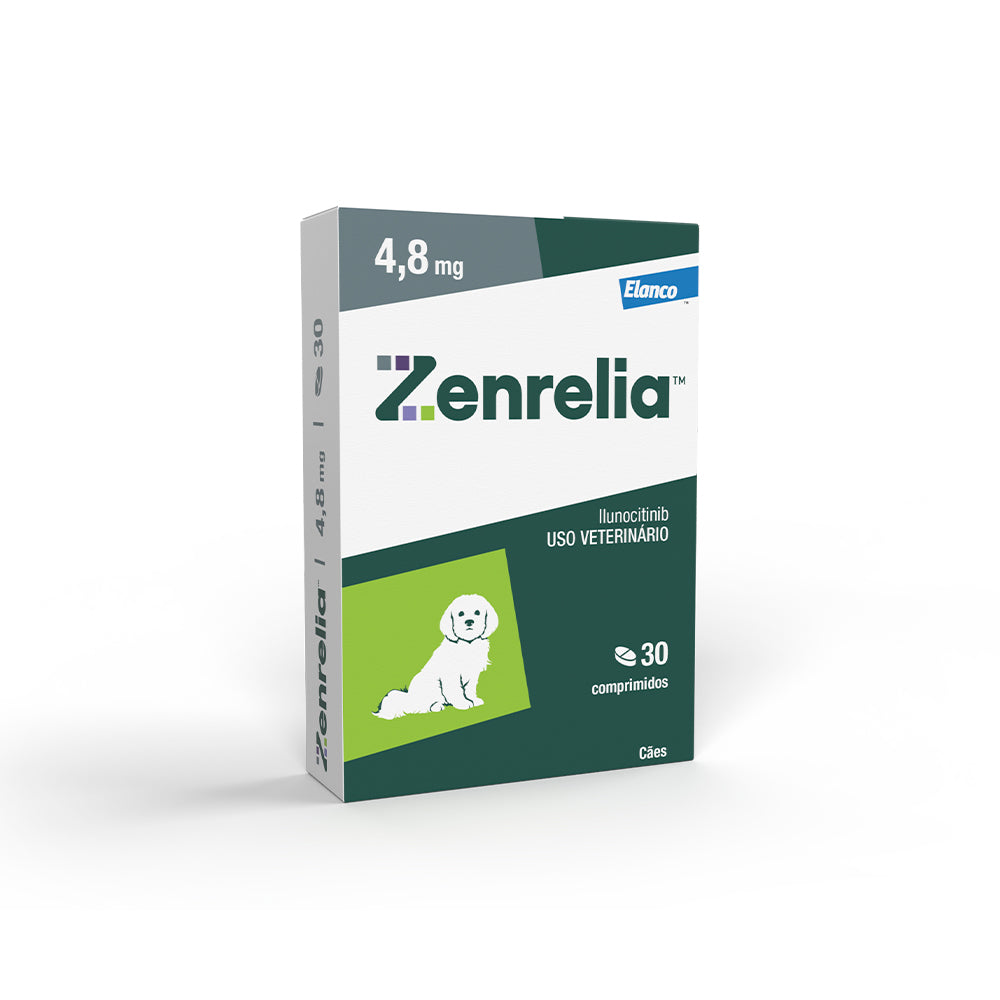 Antialérgico Zenrelia Elanco 15 mg para Cães 30 Comprimidos