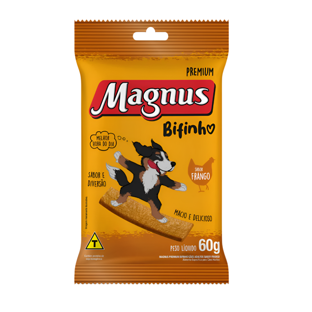 Bifinho Magnus para Cães Adultos Sabor Frango 60 g