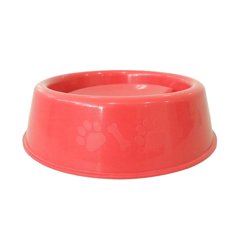Bebedouro com Boia para Cães e Gatos de Pelos Longos Tudo Pet Vermelho 750 mL