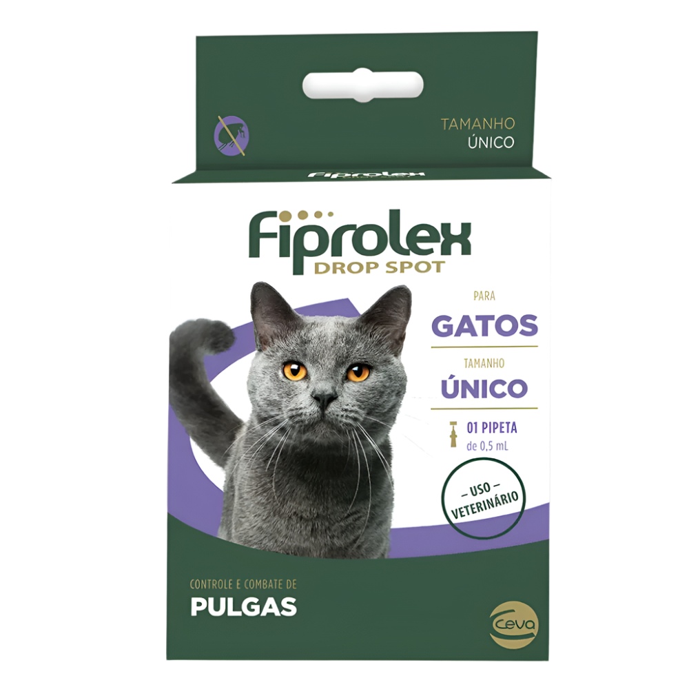Antipulgas Ceva Fiprolex Drop Spot 0,5 mL para Gatos