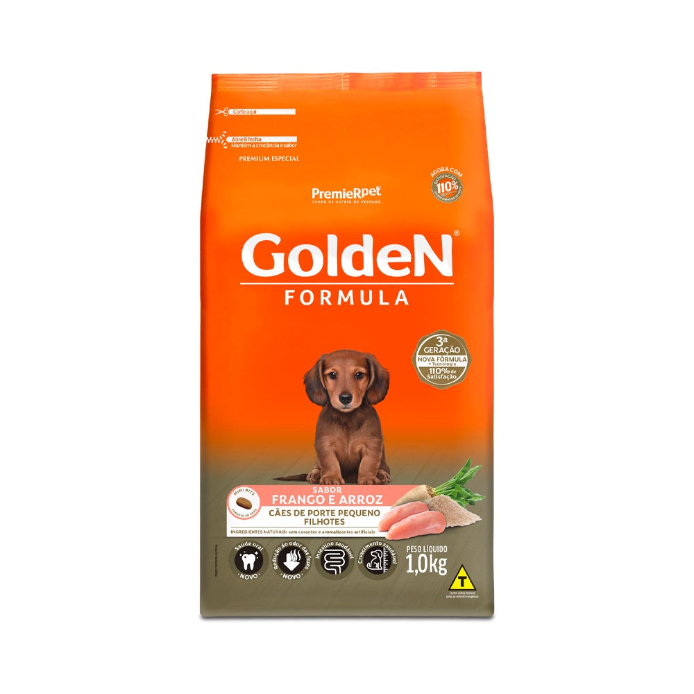 Ração Golden Fórmula Mini Bits para Cães Filhotes Sabor Frango - Loja Pet Mais