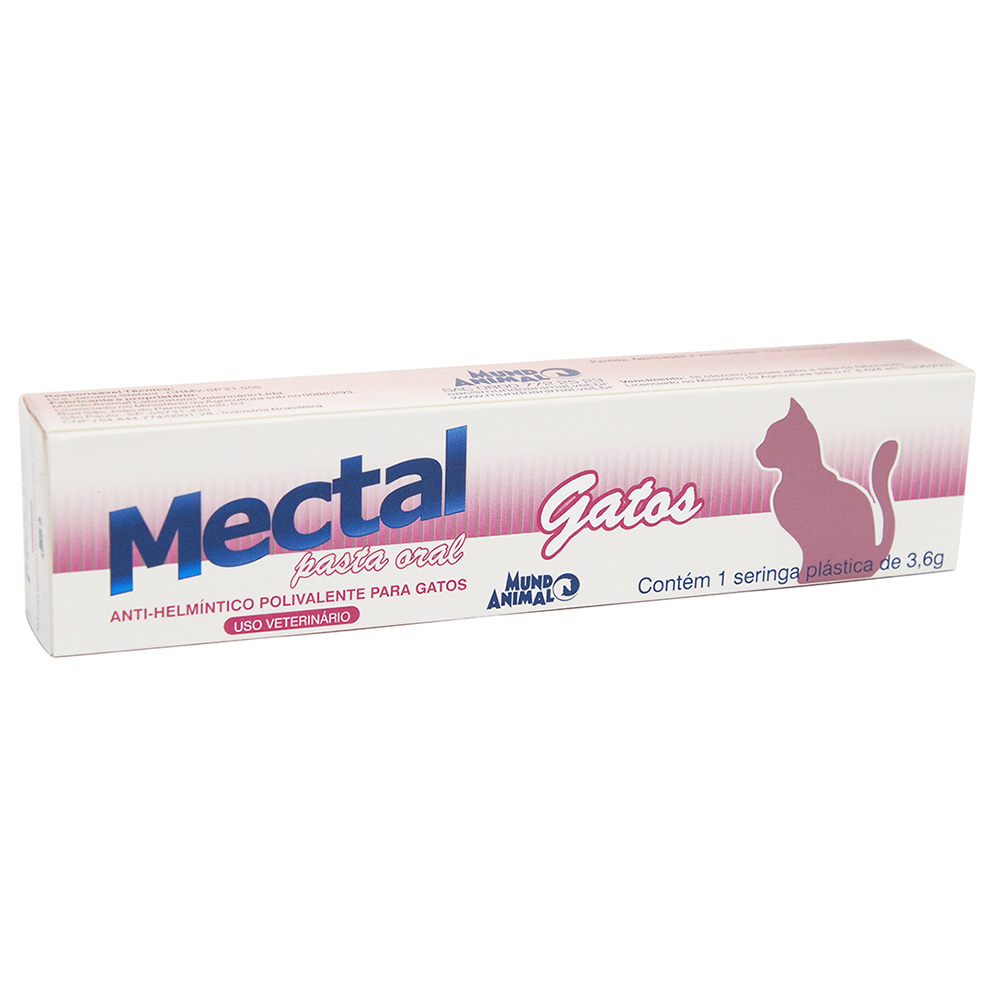 Vermífugo Mectal Mundo Animal para Gatos 3,6 g