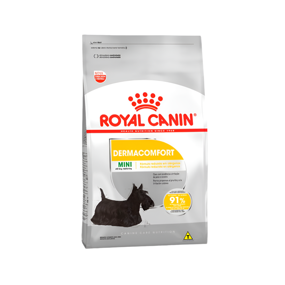 Ração Seca para Cães Royal Canin Mini Dermacomfort Adultos de Porte Pequeno