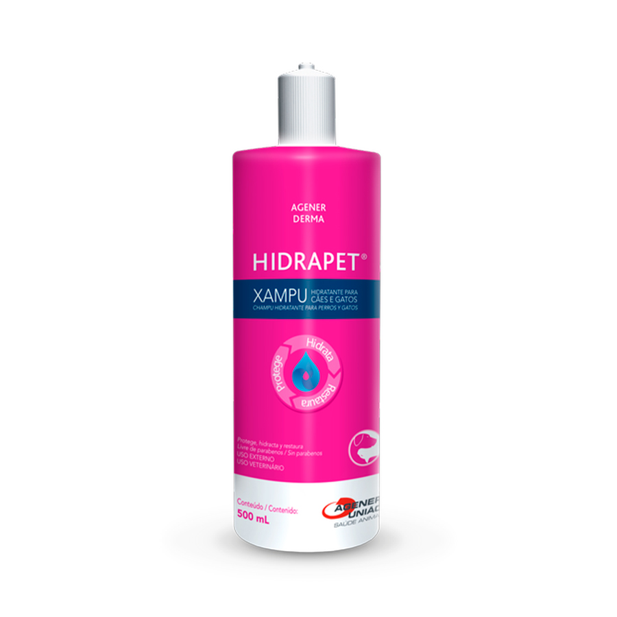 Shampoo Hidrapet Agener para Cães e Gatos 500 mL